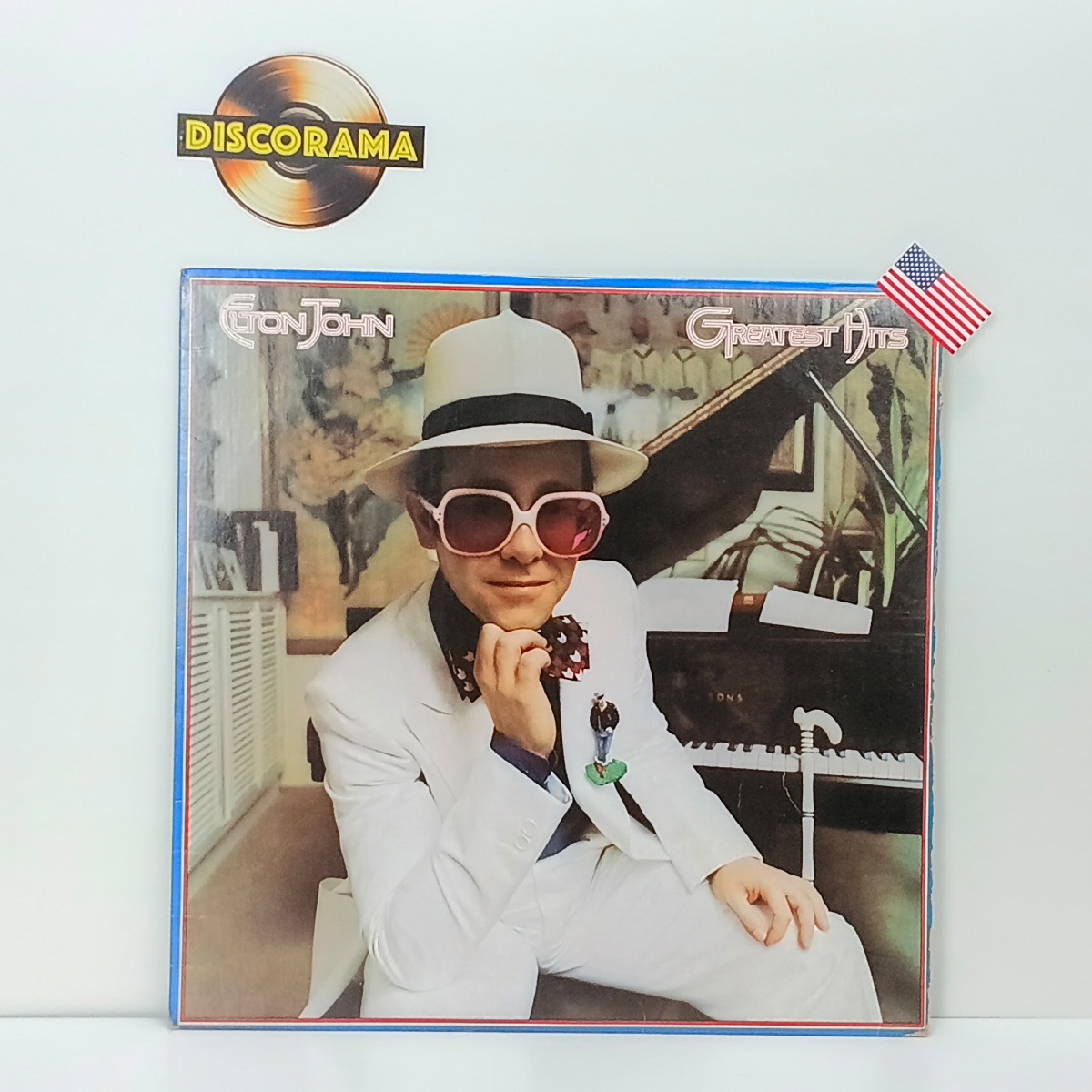 ELTON JOHN  -  ELTON JOHN GREATEST HITS  -  IMPORTADO (EUA)  -  ASPECTO DO DISCO: VG+  /  ASPECTO DA CAPA: VG+  -  1974  -  LP DISCO DE VINIL (Verifique com atenção as imagens deste lote e entre em contato conosco até ...