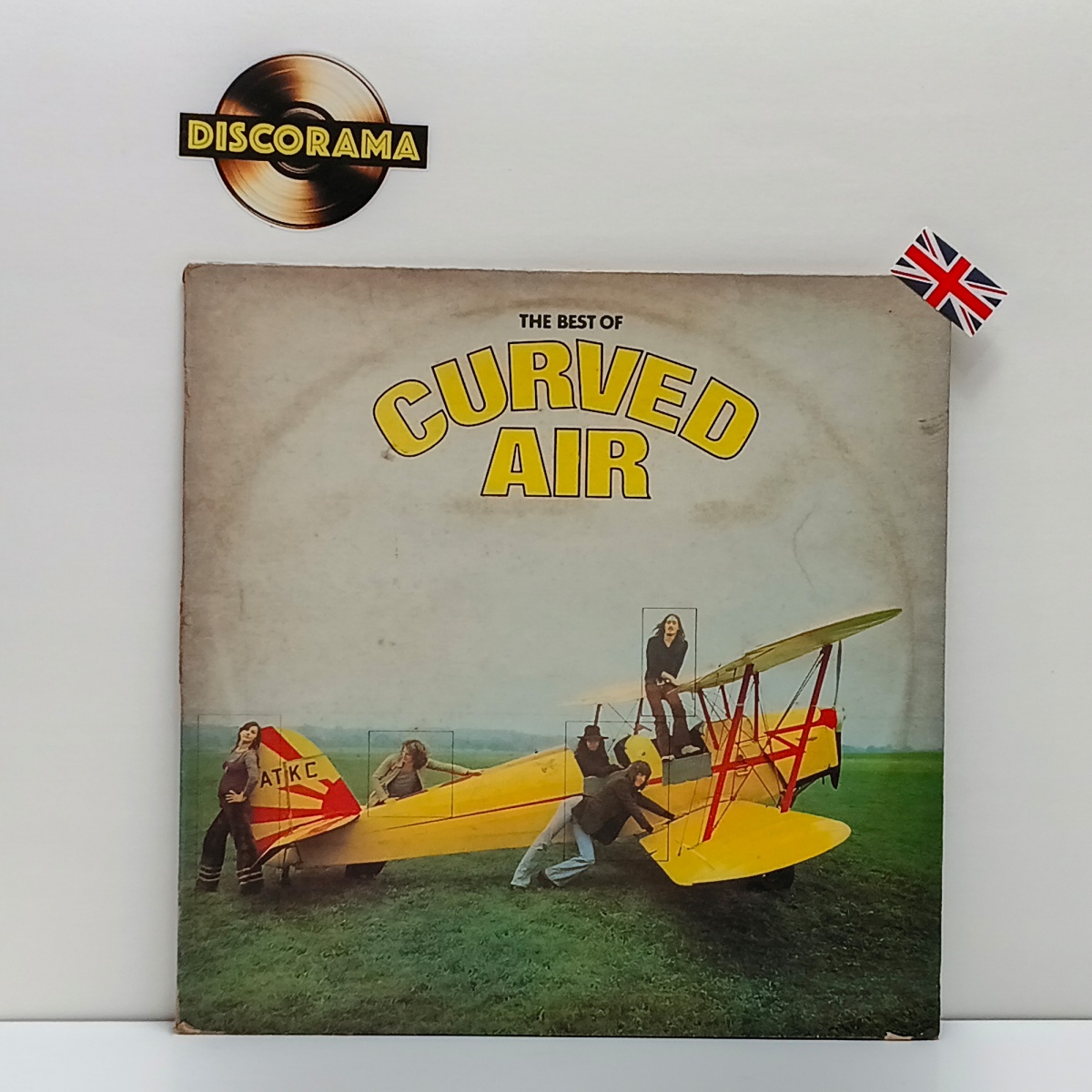 CURVED AIR  -  BEST OF CURVED AIR  -  IMPORTADO (INGLATERRA)  -  ASPECTO DO DISCO: EXCELENTE  /  ASPECTO DA CAPA: VG+  -  1976  -  LP DISCO DE VINIL (Verifique com atenção as imagens deste lote e entre em contato ...