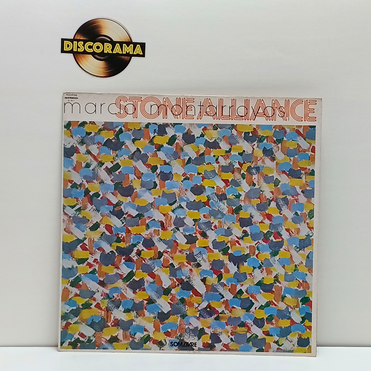 MARCIO MONTARROYOS  -  STONE ALLIANCE  -  ASPECTO DO DISCO: EXCELENTE  /  ASPECTO DA CAPA: VG+/EXCELENTE  -  1978  -  LP DISCO DE VINIL (Verifique com atenção as imagens deste lote e entre em contato conosco até um dia ...