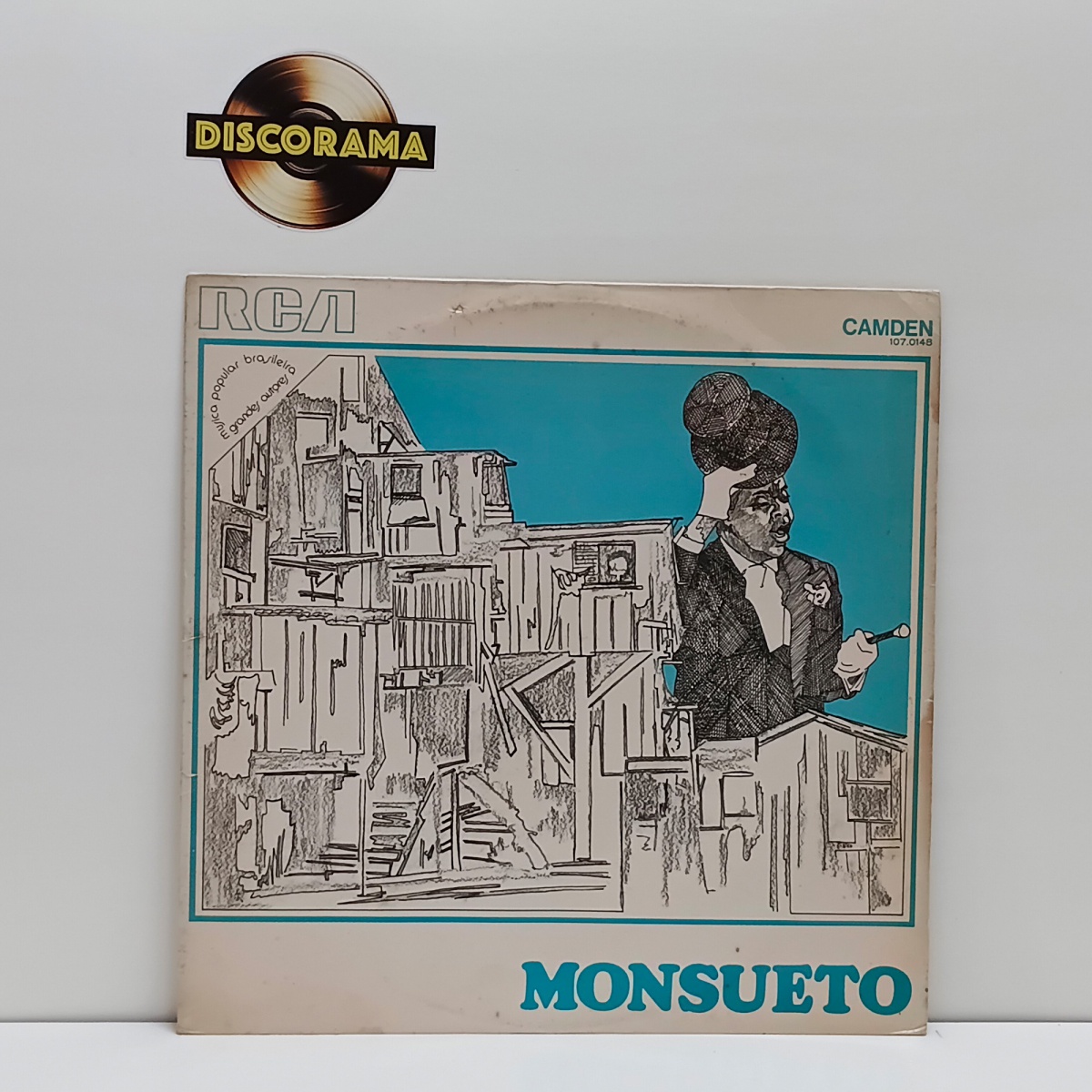 MONSUETO  -  MONSUETO - MONO  -  ASPECTO DO DISCO: EXCELENTE  /  ASPECTO DA CAPA: VG+  -  1973  -  LP DISCO DE VINIL (Verifique com atenção as imagens deste lote e entre em contato conosco até um dia útil antes do ...