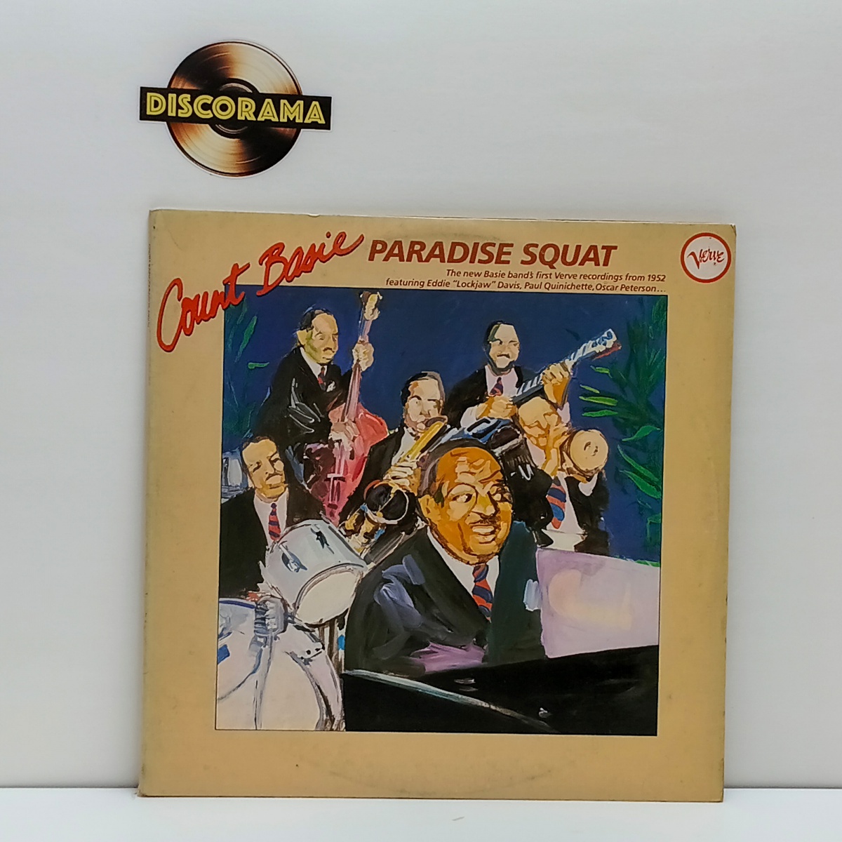 COUNT BASIE AND HIS ORCHESTRA  -  PARADISE SQUAT  -  ÁLBUM DUPLO  -  CAPA GATEFOLD  -  ASPECTO DO DISCO: EXCELENTE  /  ASPECTO DA CAPA: VG+  -  1983  -  LP DISCO DE VINIL (Verifique com atenção as imagens deste lote e ...