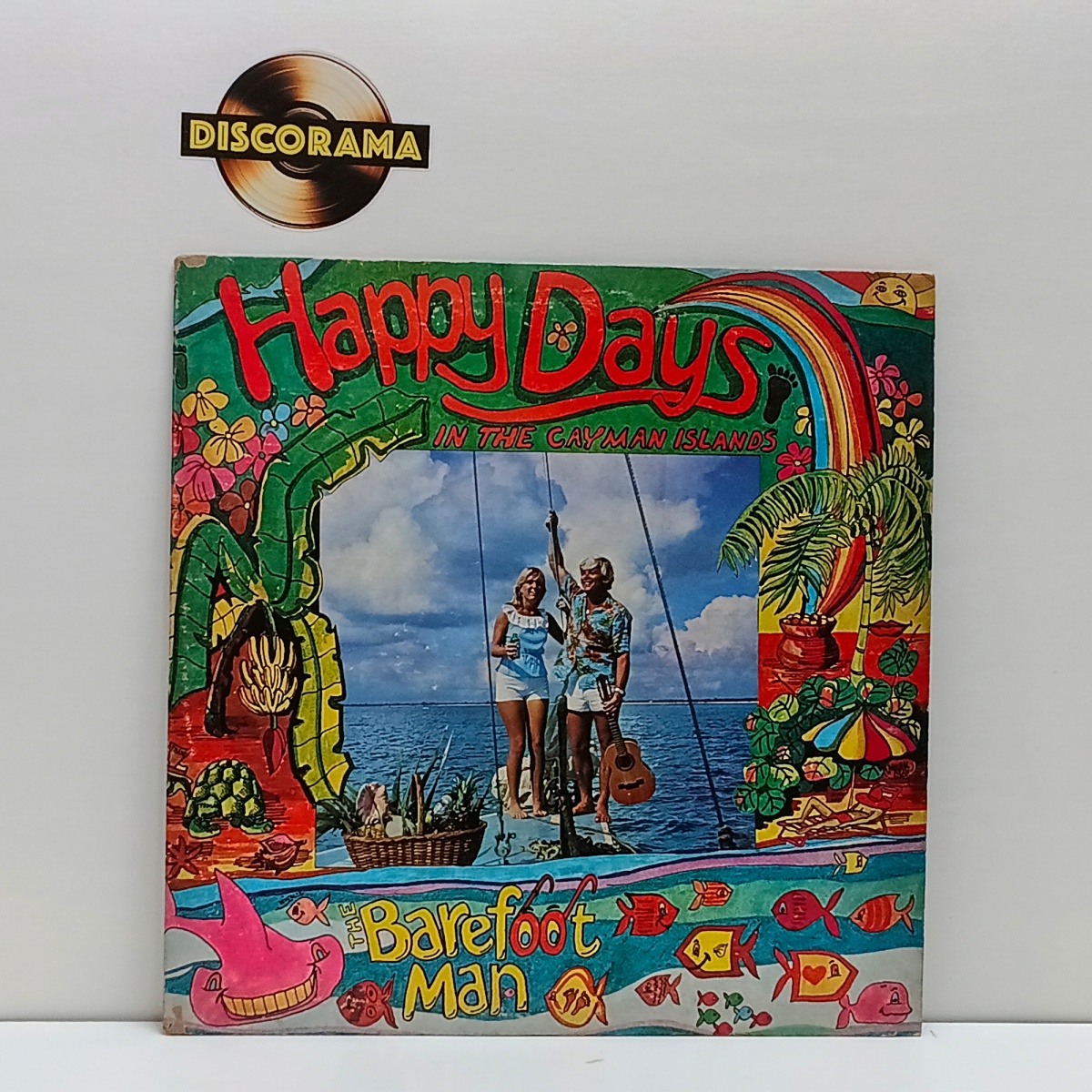 BAREFOOT MAN AND BAND  -  HAPPY DAYS  IN THE CAYMAN ISLANDS  -  IMPORTADO (ILHAS CAYMAN)  -  ASPECTO DO DISCO: EXCELENTE  /  ASPECTO DA CAPA: VG+ (POSSUI PEQUENOS DESGASTES NAS BORDAS)  -  XXXX  -  LP DISCO DE VINIL ...