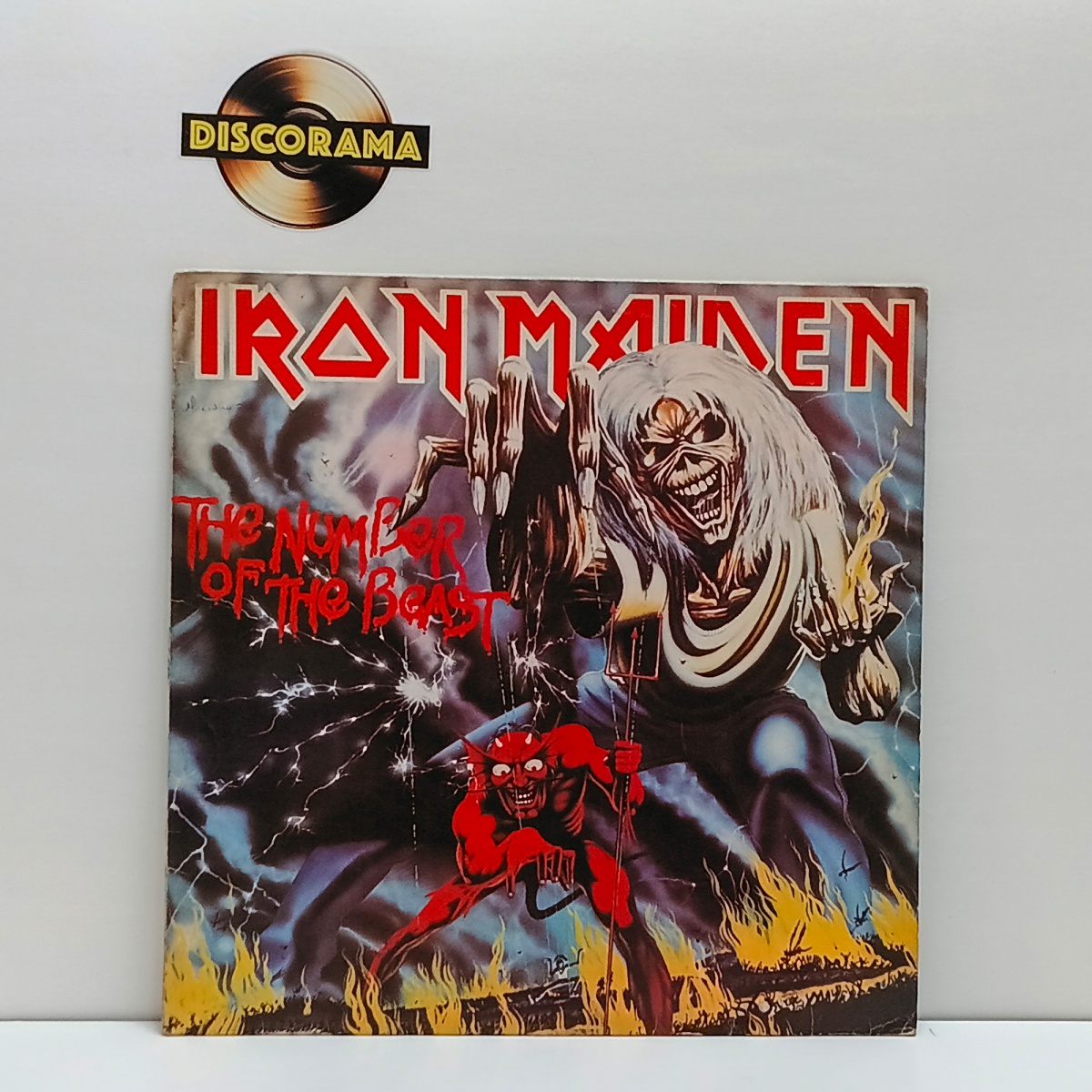 IRON MAIDEN  -  THE NUMBER OF THE BEAST  -  ASPECTO DO DISCO: VG+/EXCELENTE  /  ASPECTO DA CAPA: VG+/EXCELENTE  -  1982  -  LP DISCO DE VINIL (Verifique com atenção as imagens deste lote e entre em contato conosco até ...