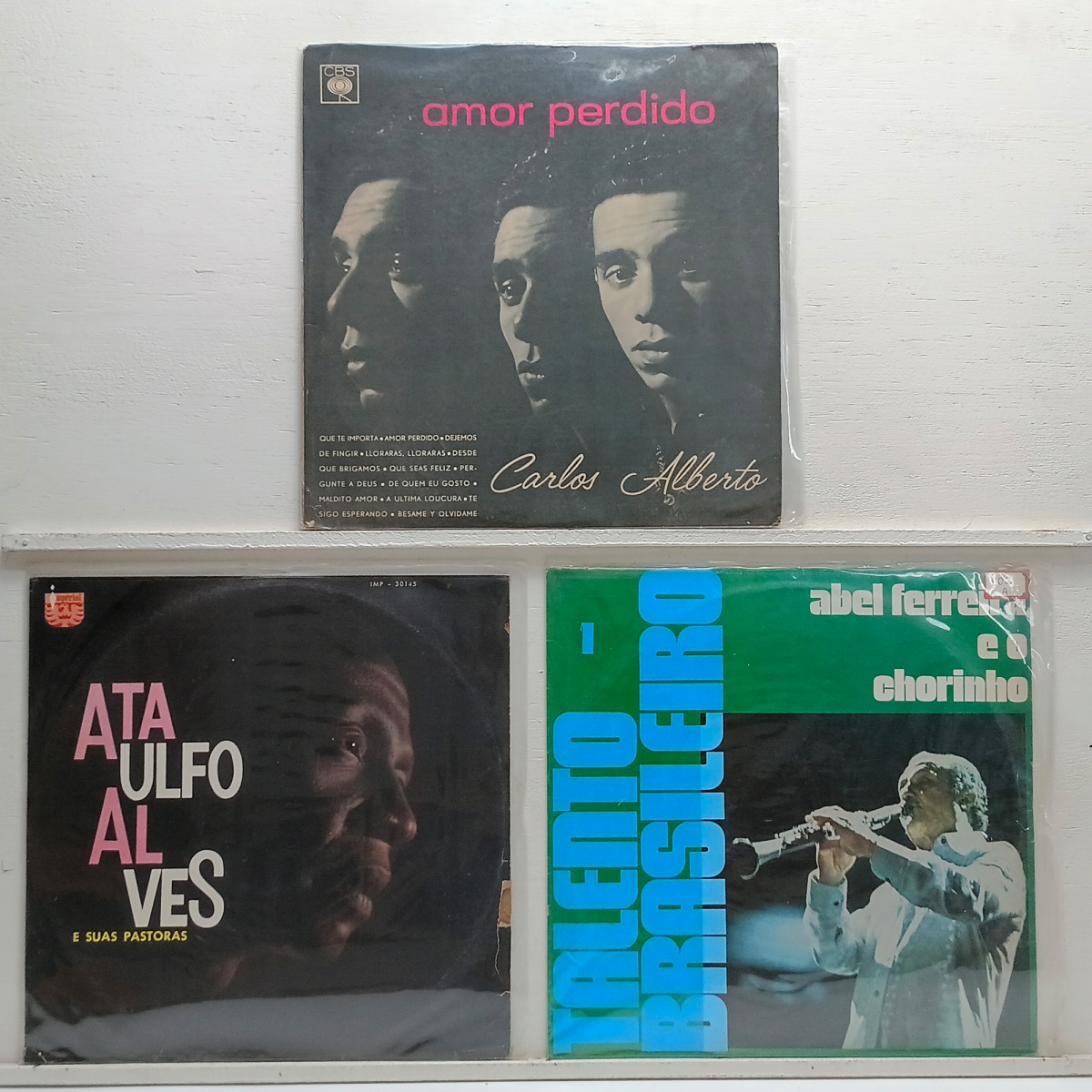 LOTE COM 3 LPS DE ABEL FERREIRA, ATAÚLFO ALVES E CARLOS ALBERTO  -  LPS DISCOS DE VINIL (Verifique com atenção as imagens deste lote e entre em contato conosco até um dia útil antes do leilão, se houver dúvidas. ...