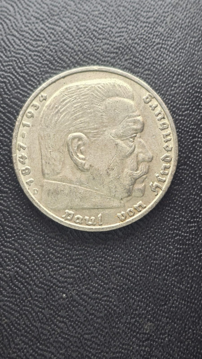 ALEMANHA - 5 REICHMARK 1937 D - 13,88GR/29MM - PRATA - ITEM NÃO PROMOVE OU GLORIFICA A VIOLÊNCIA DA INTOLERÂNCIA RACIAL OU RELIGIOSA. ESTA Á VENDA APENAS PARA FINS DE PRESERVAÇÃO DA MEMÓRIA HISTÓRICA.