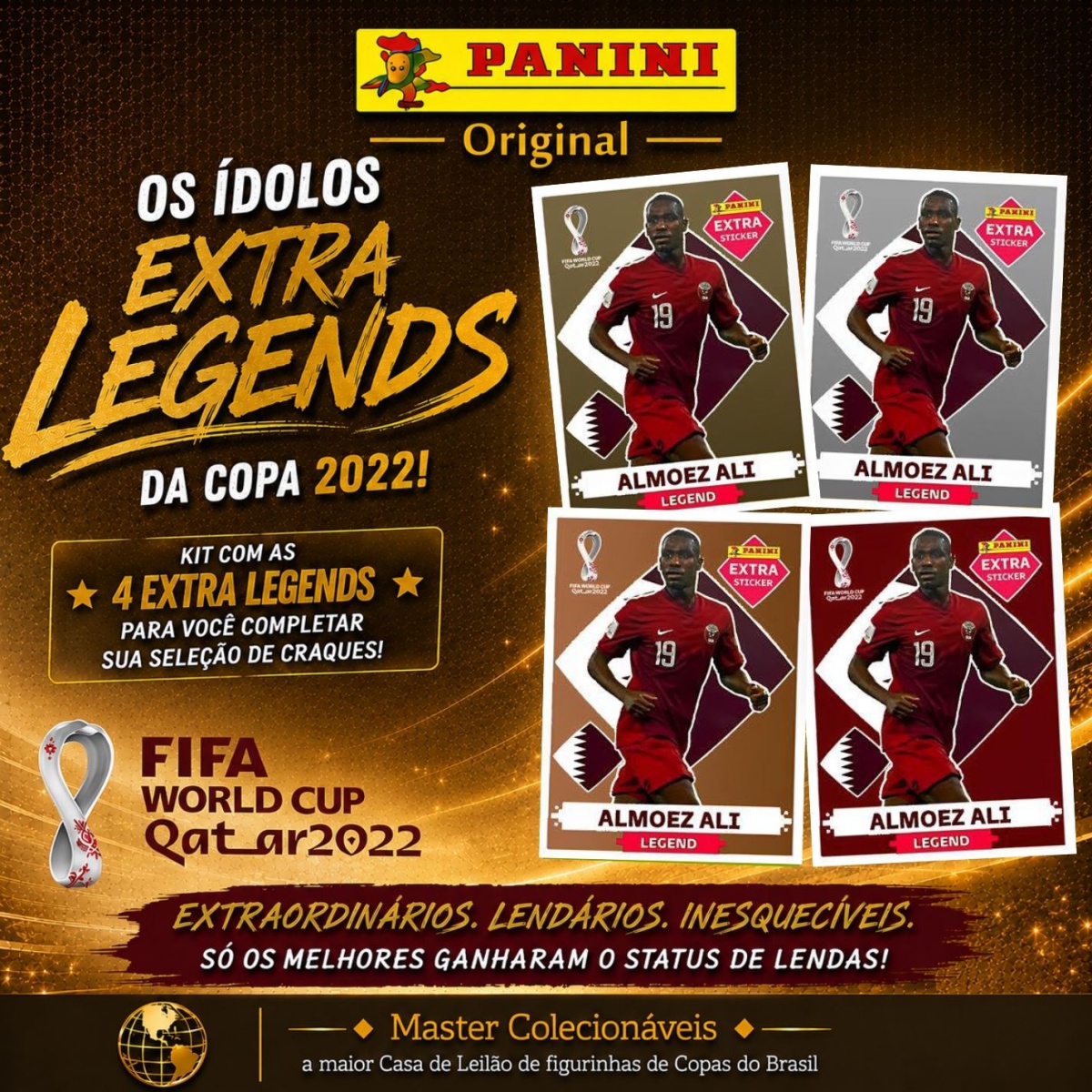 2022 - AS 4 EXTRA LEGENDS ALMOEZ ALI (Qatar) - OURO/PRA