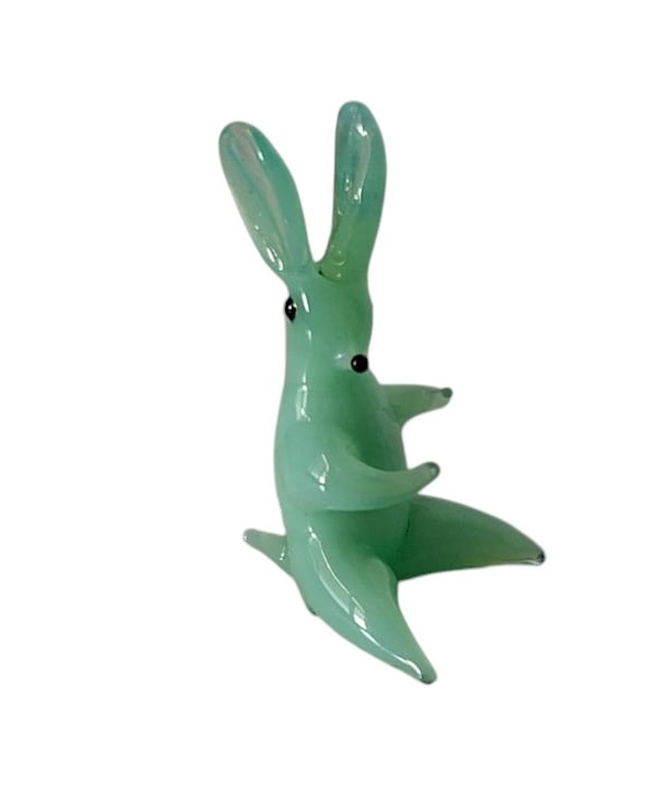 COLECIONISMO – Miniatura em murano, retratando marsupial. c. 5cm.