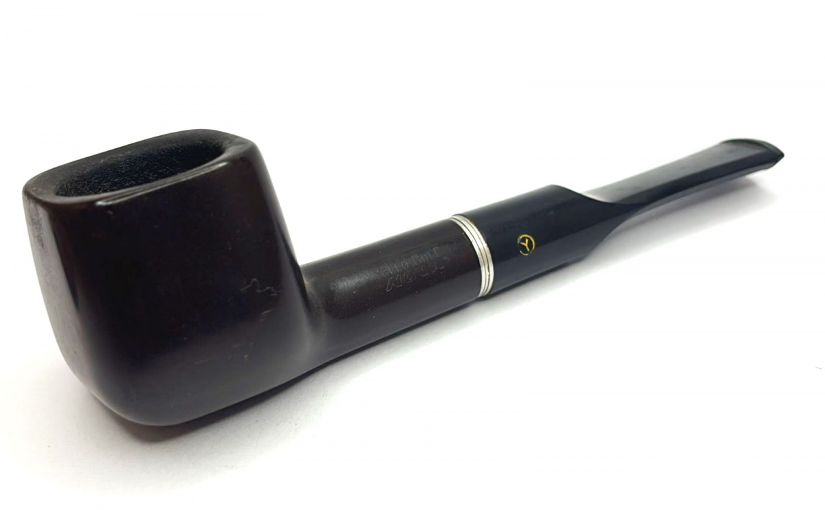 Antigo cachimbo Yello-Bole Nova, produzido em madeira de lei, maior comprimento:13cm.