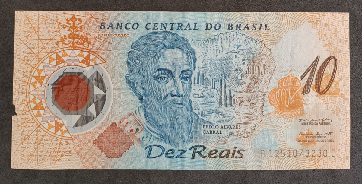 CÉDULA BRASIL - 10 REAIS POLIMERO - MBC