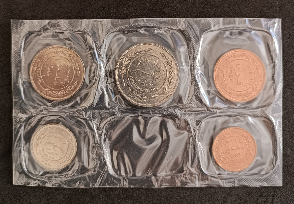 JORDANIA - ANOS VARIADOS 1978 E 1984 - FC