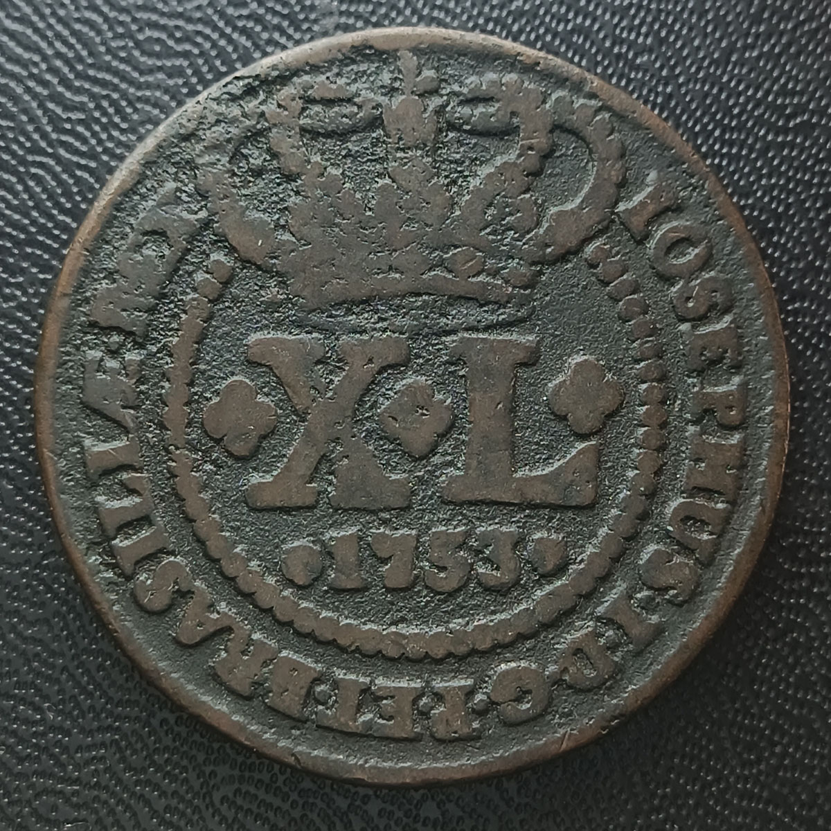 BRASIL - XL RÉIS 1753 - COBRE