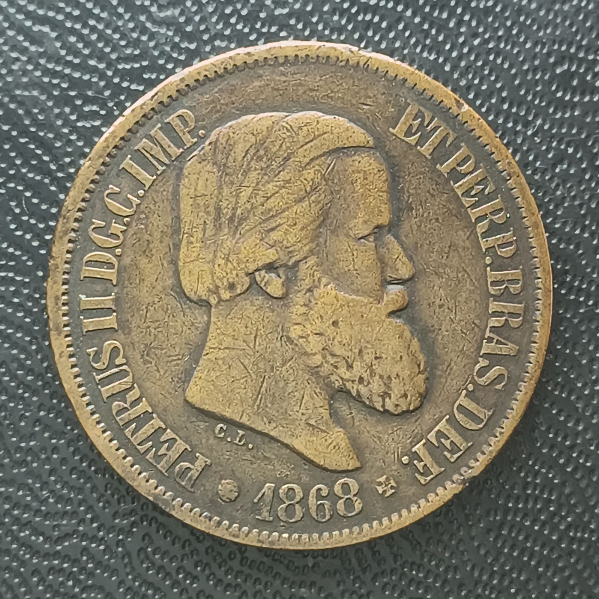BRASIL - 20 RÉIS 1868 - BRONZE