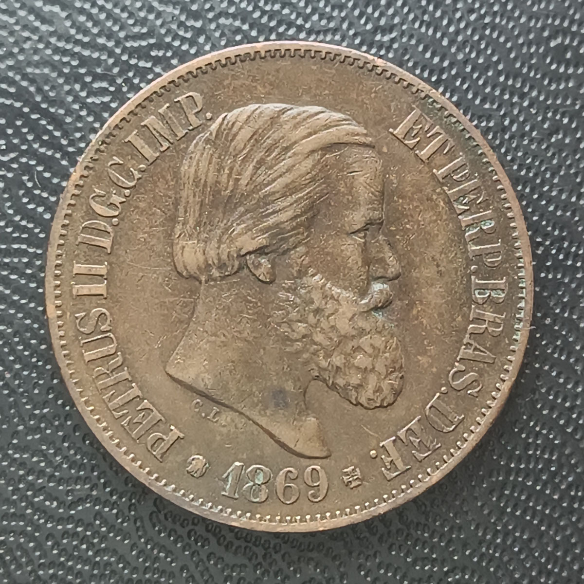 BRASIL - 20 RÉIS 1869 - BRONZE