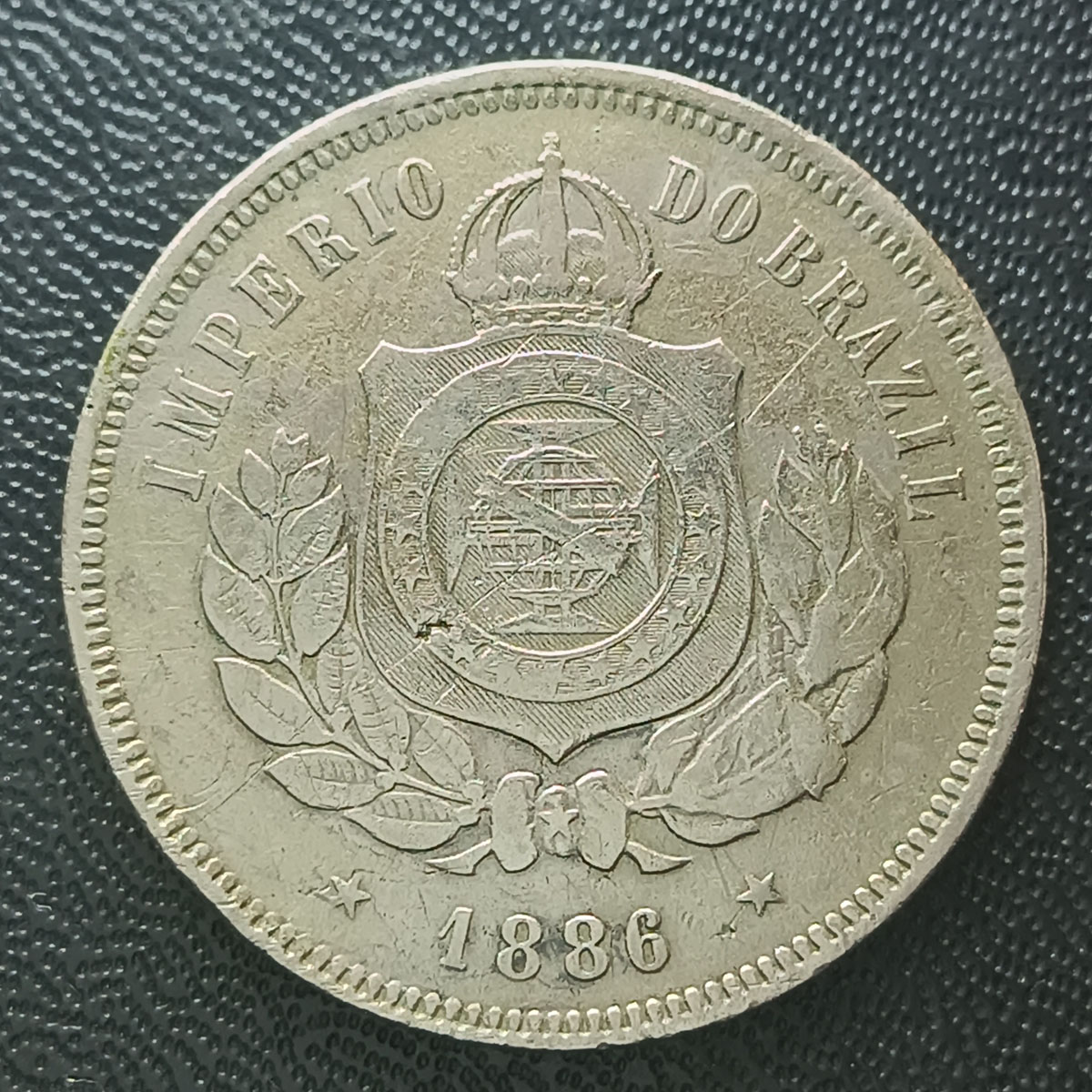 BRASIL - 200 RÉIS 1886 - CUPRO NIQUEL