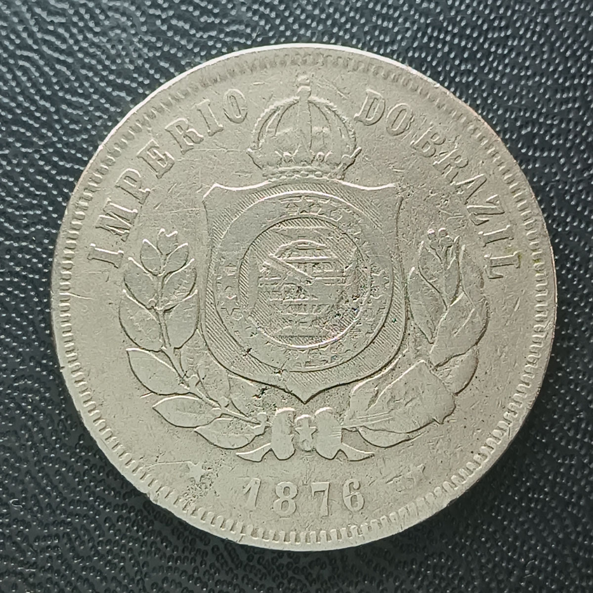 BRASIL - 200 RÉIS 1876 - CUPRO NIQUEL