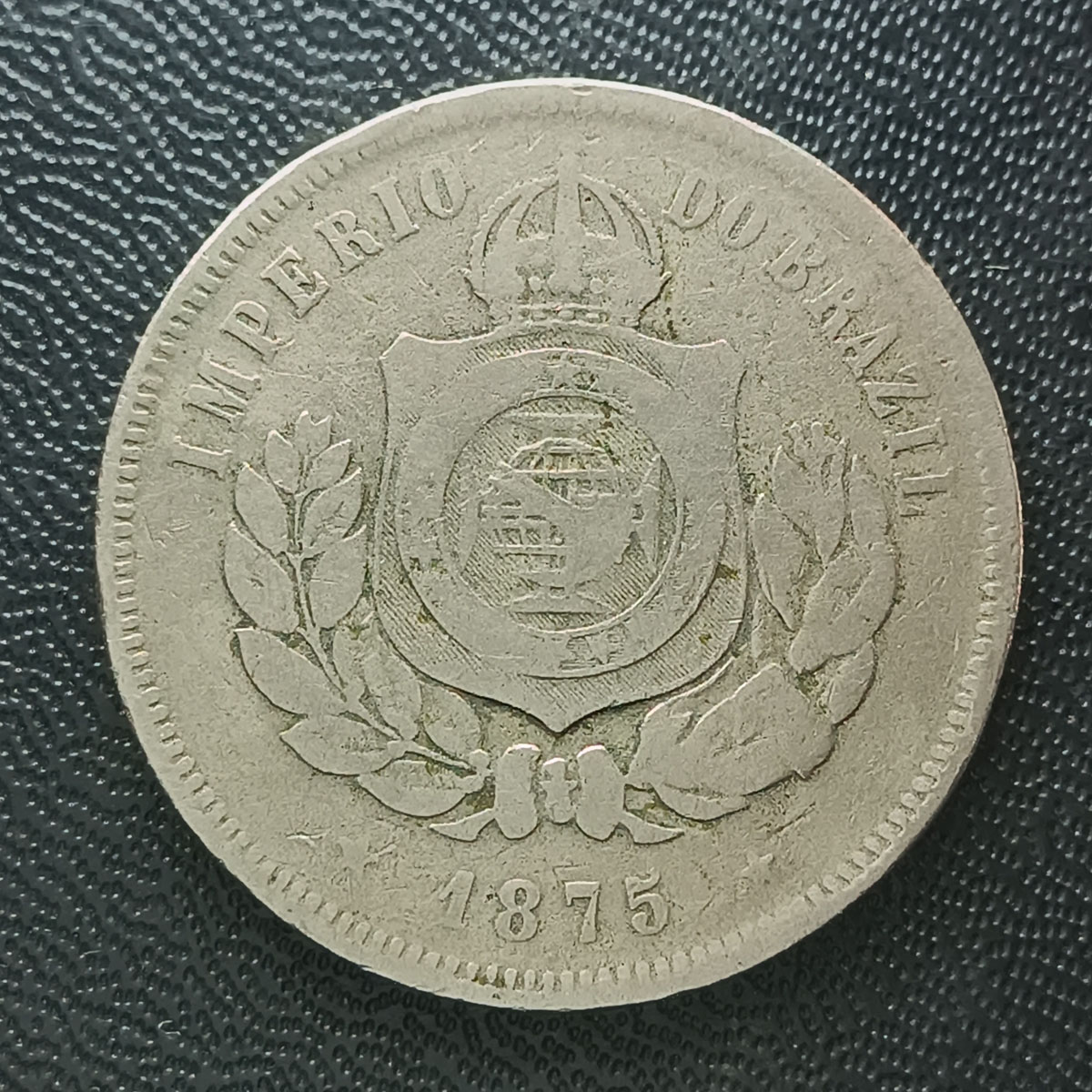 BRASIL - 200 RÉIS 1875 - CUPRO NIQUEL