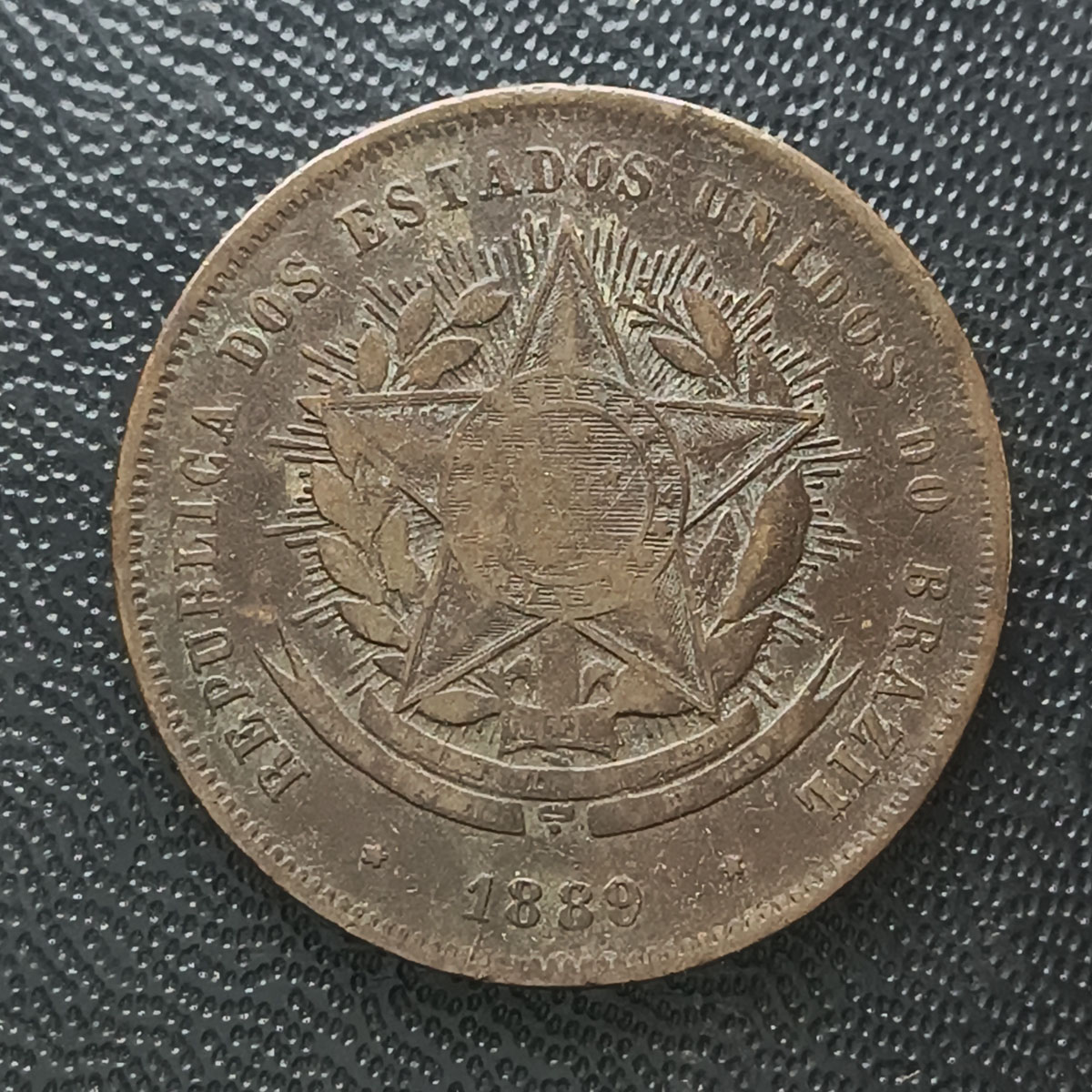 BRASIL - 20 RÉIS 1889 - BRONZE