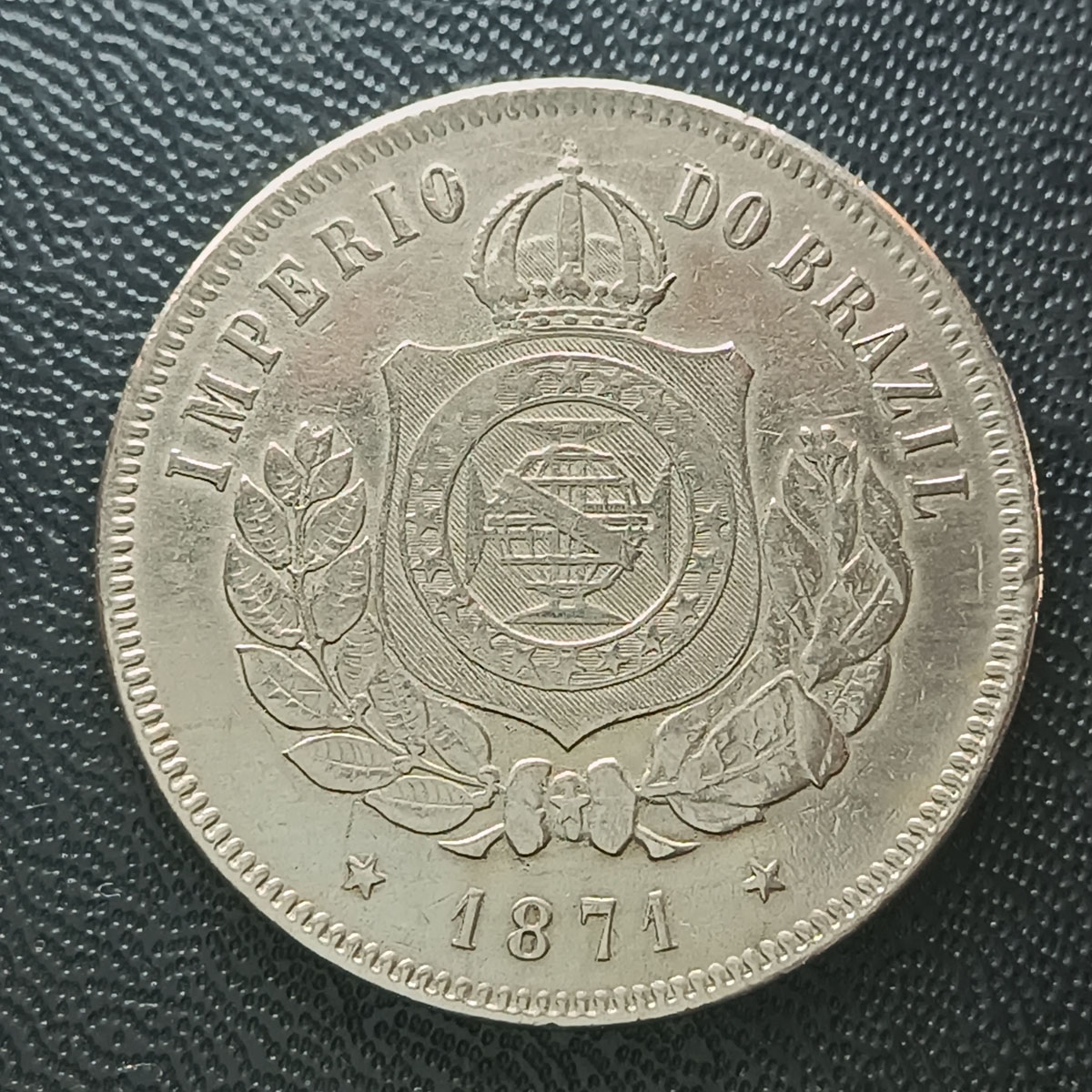 BRASIL - 200 RÉIS 1871 - CUPRO NIQUEL