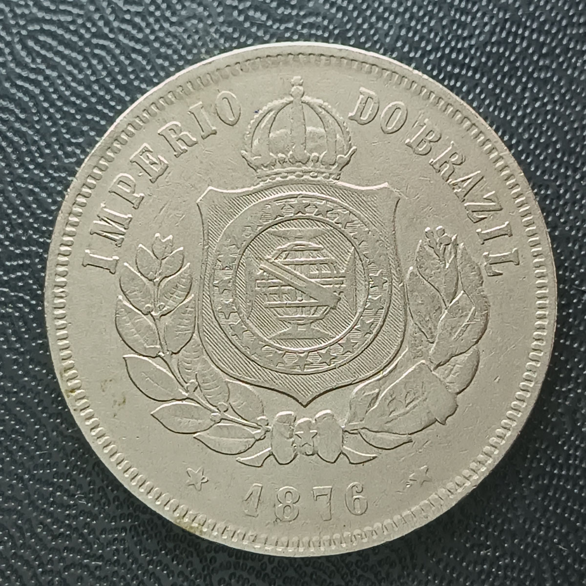 BRASIL - 200 RÉIS 1876 - CUPRO NIQUEL