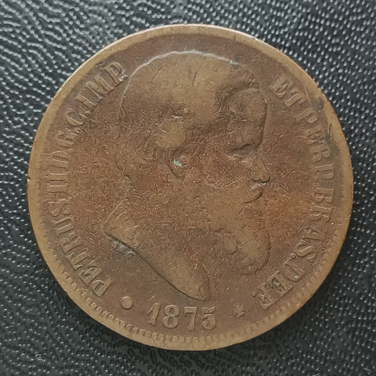 BRASIL - 40 RÉIS 1875 - BRONZE