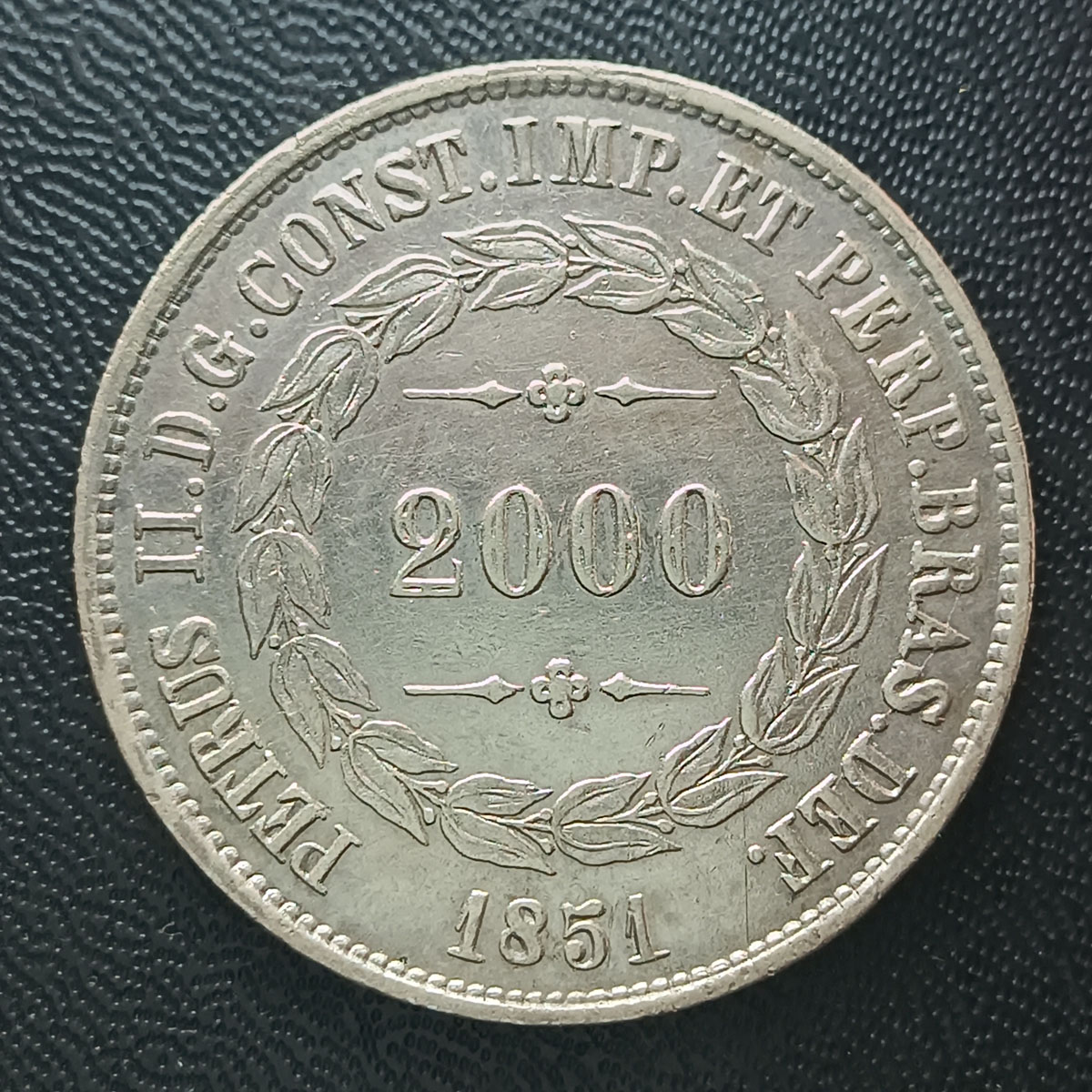 BRASIL - 2000 1851 - PRATA - 25,5GR