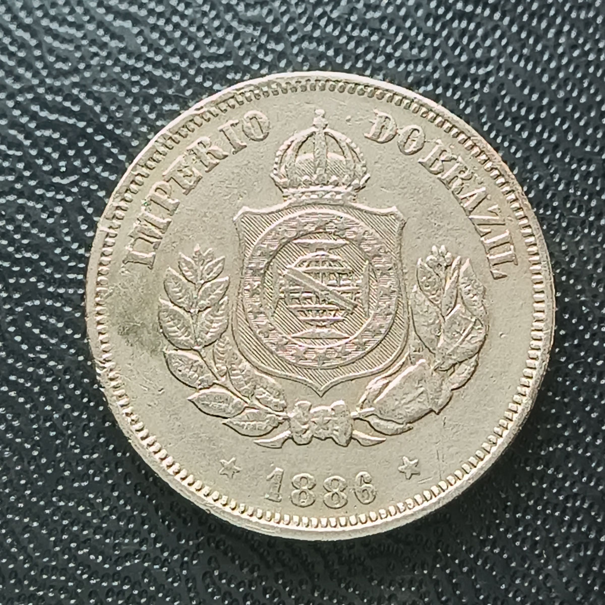 BRASIL - 50 RÉIS 1886 - CUPRO NIQUEL