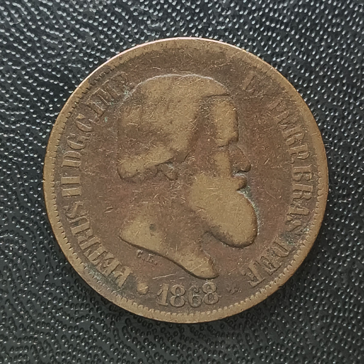 BRASIL - 20 RÉIS 1868  - BRONZE