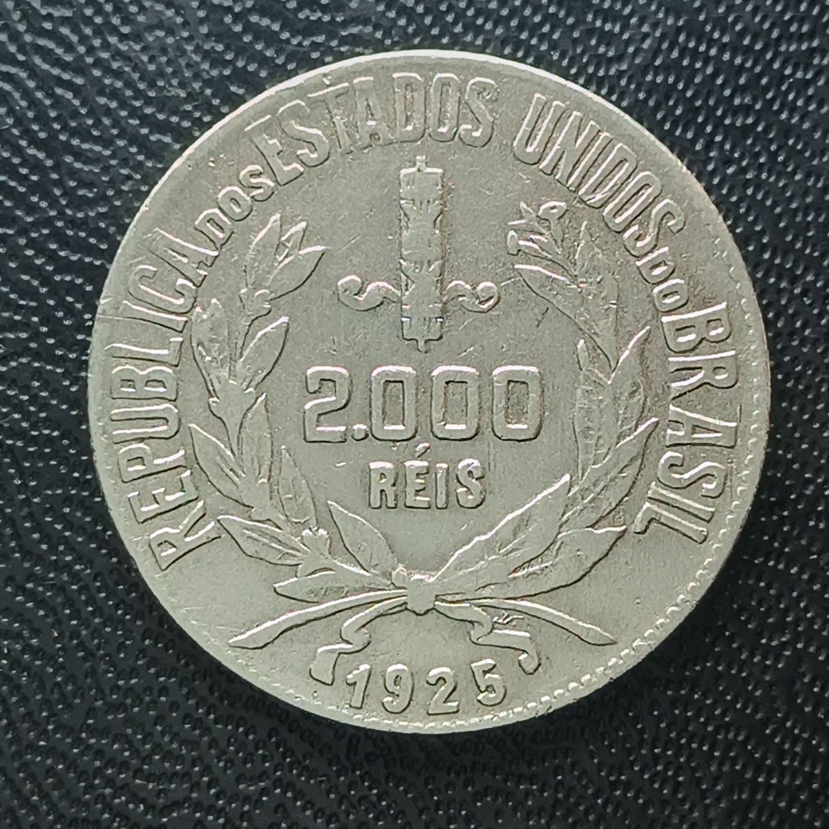 BRASIL - 2000 RÉIS 1925 - PRATA