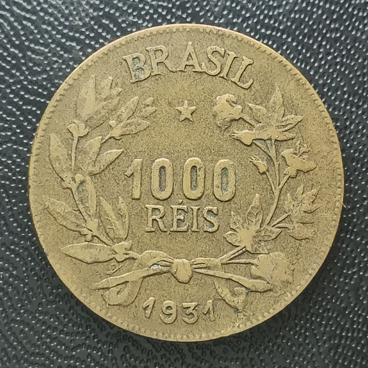 BRASIL - 1000 RÉIS 1931 - BRONZE ALUMINIO
