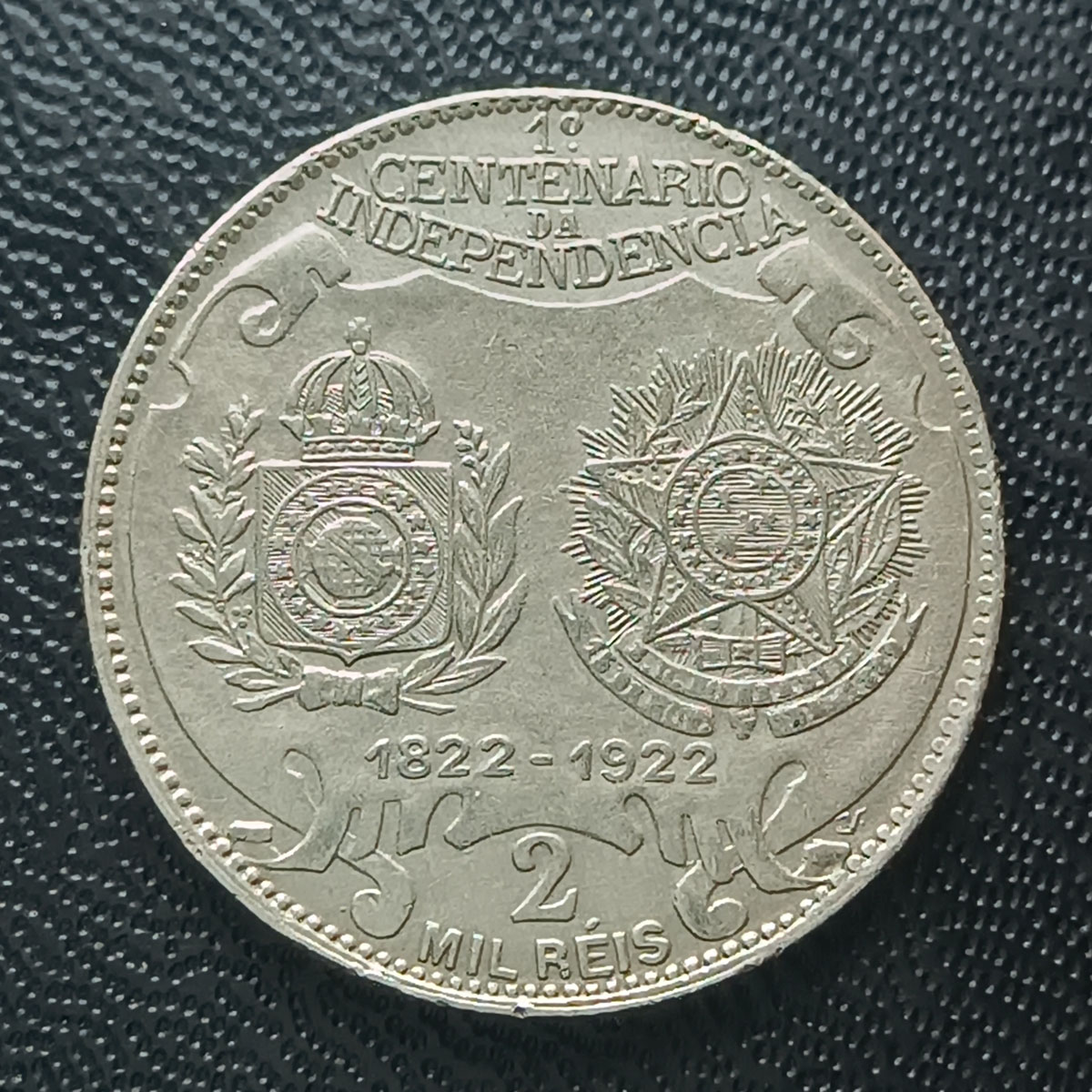 BRASIL - 2000 RÉIS 1922 - PRATA