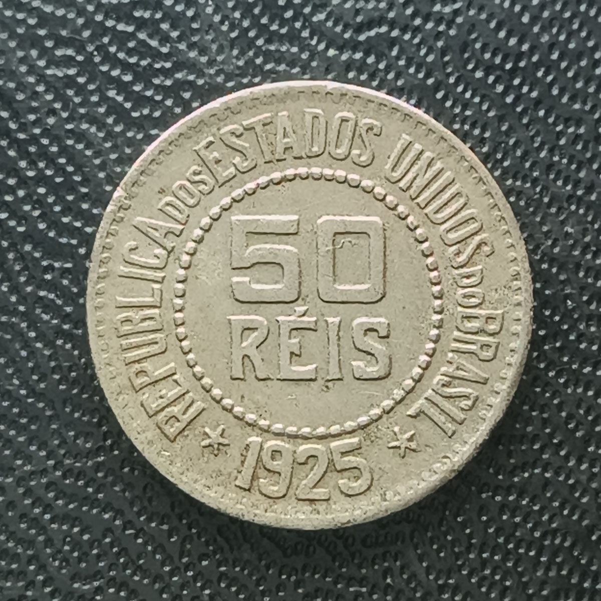 BRASIL - 50 RÉIS 1925 - CUPRO NIQUEL