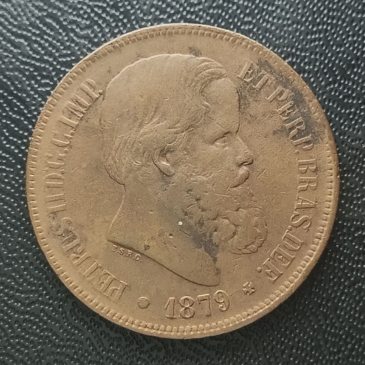 BRASIL - 40 RÉIS 1879 - BRONZE
