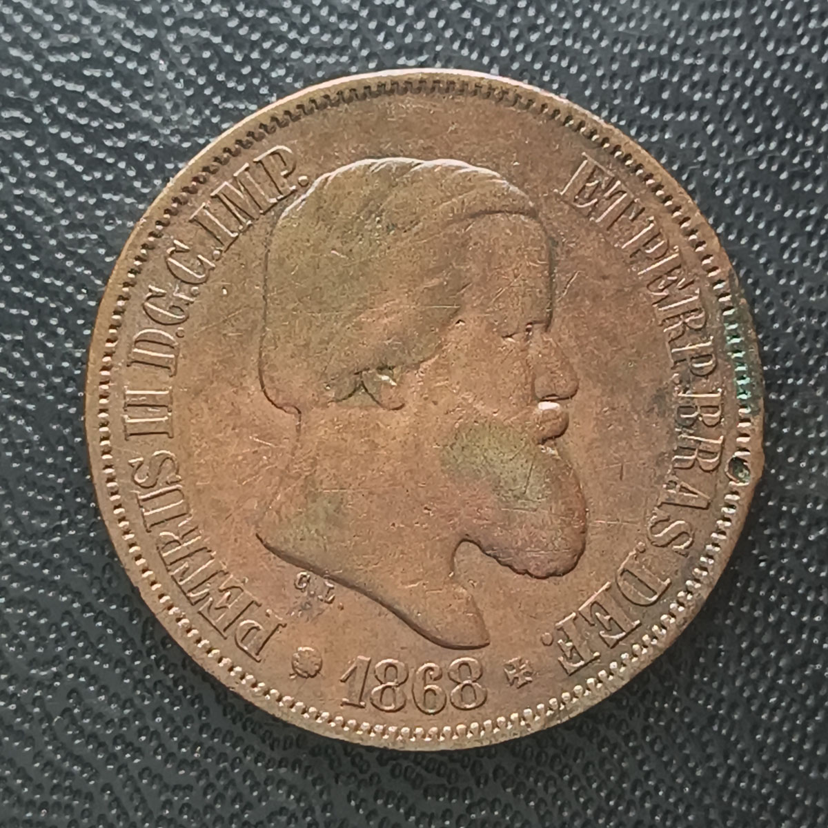 BRASIL - 20 RÉIS 1868 - BRONZE