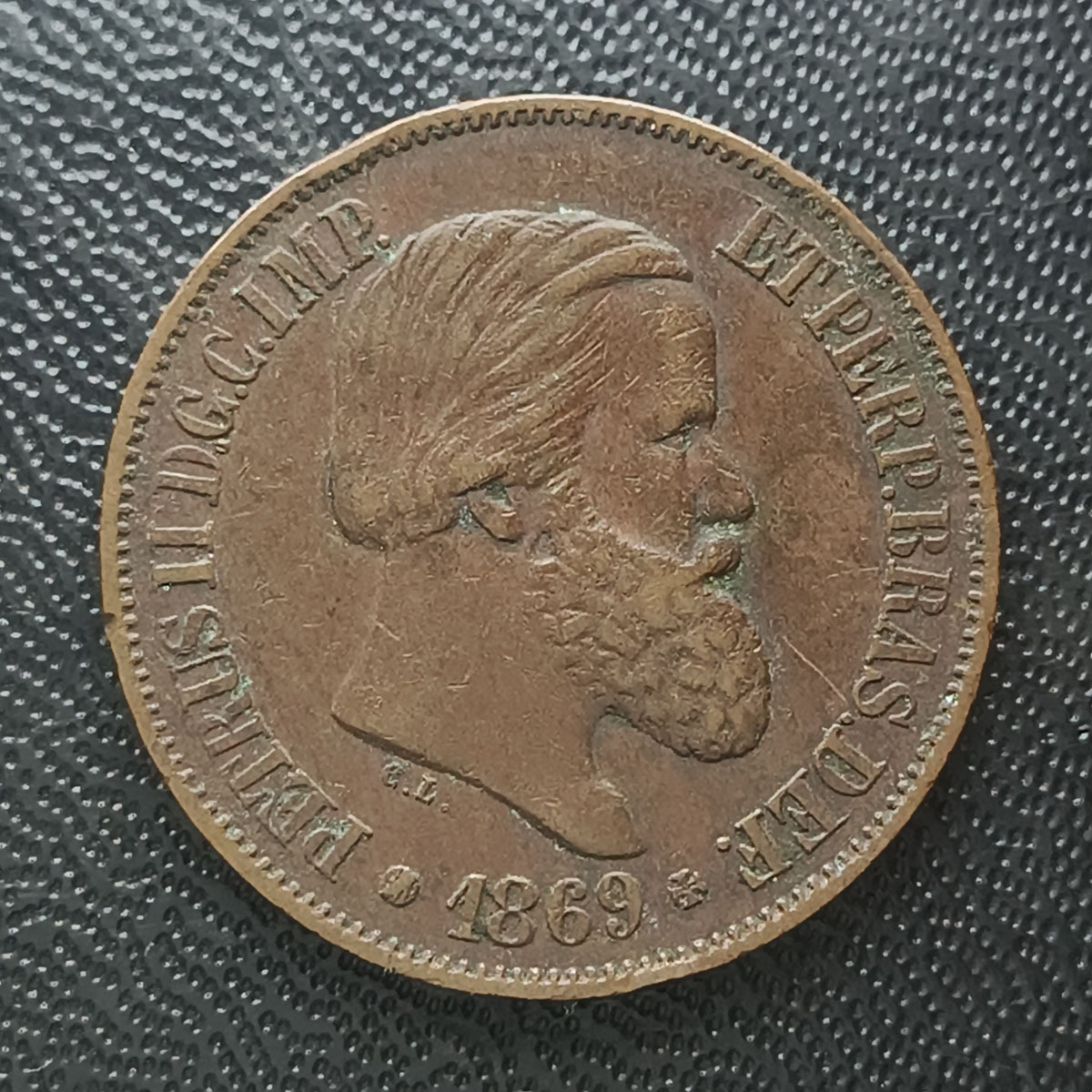 BRASIL - 20 RÉIS 1869 - BRONZE