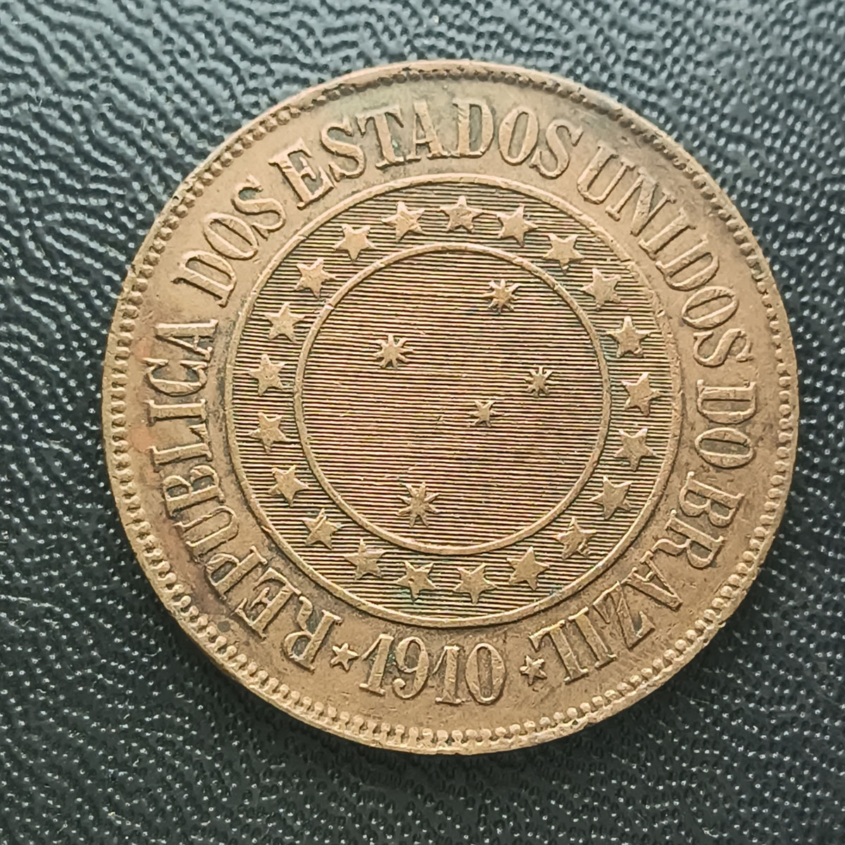 BRASIL - 40 RÉIS 1910 - BRONZE