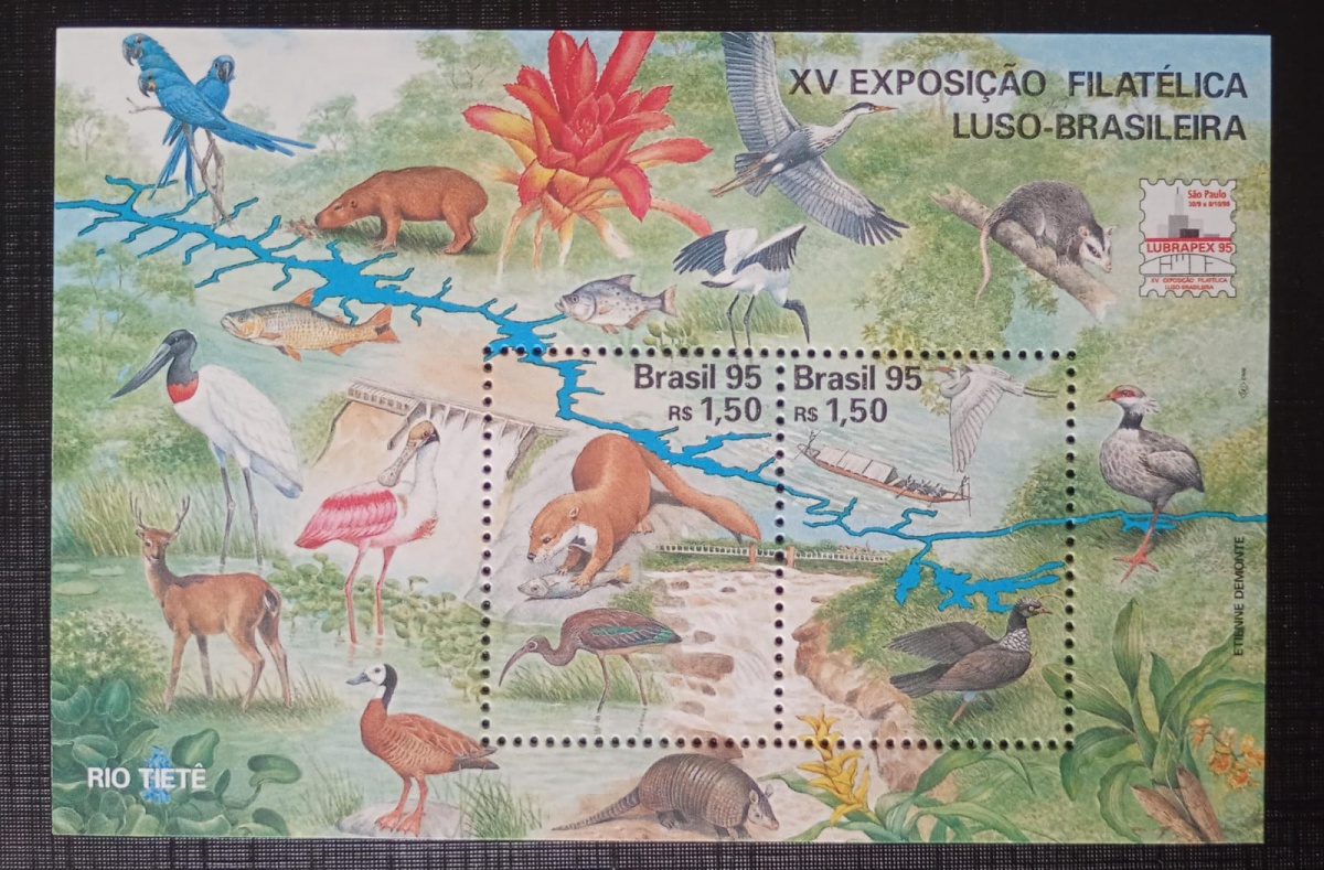 Brasil 1.995 - Rio Tietê - RHM B101 (marca 12 UF's) - Mint (MNH).