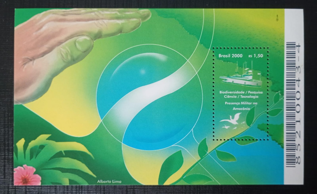Brasil 2000 - Presença Militar na Amazônia - RHM B115 (marca 2,40 UF's) - Mint (MNH).