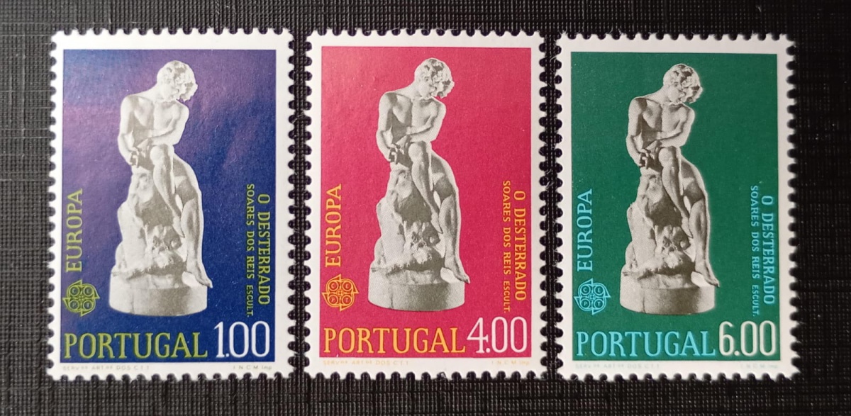 Portugal 1.974 - Europa CEPT : Escultura - N 1209/11 ( 72,50) - Mint (MNH).