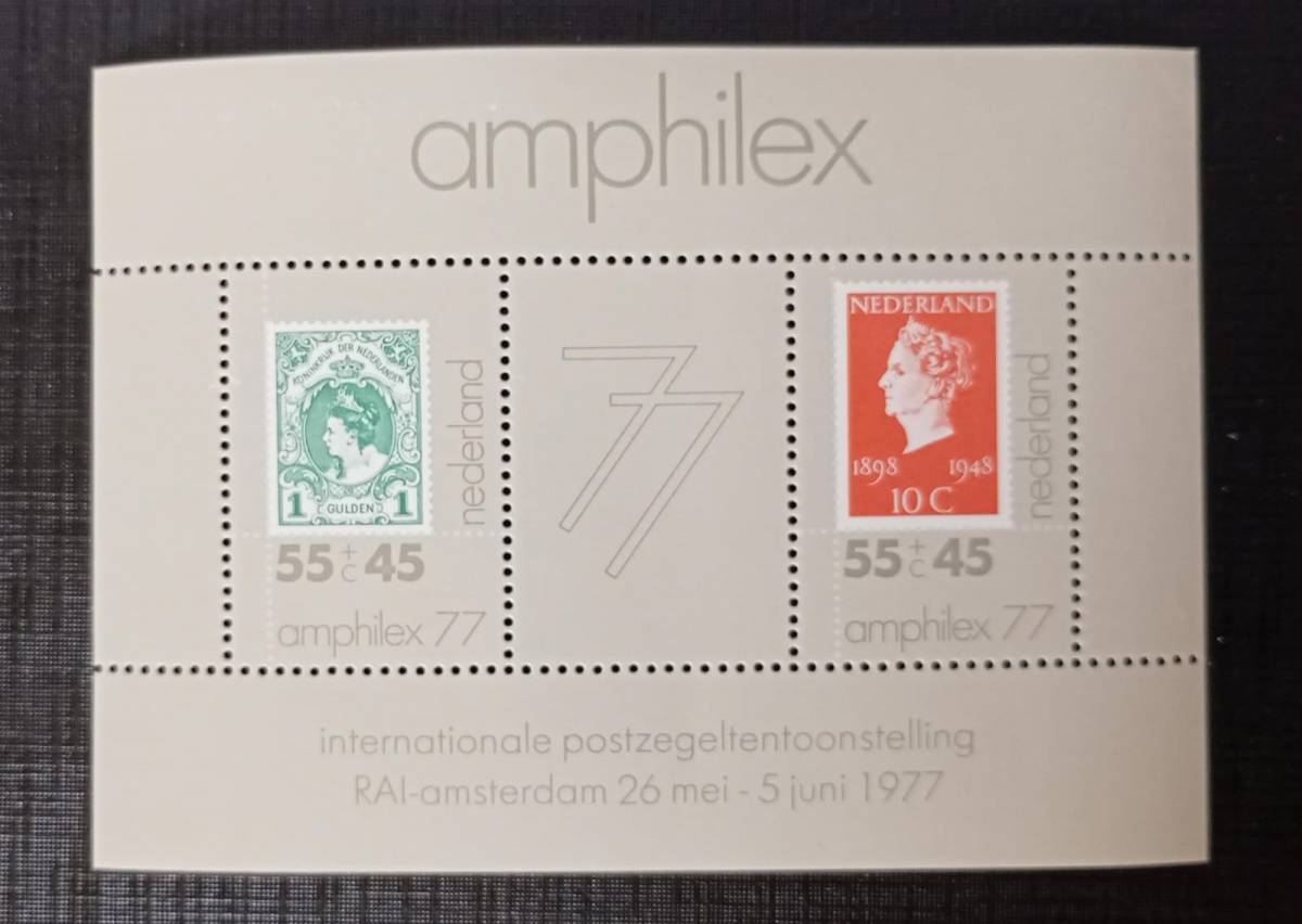 Holanda 1.977 - Exposição Filatélica - Bloco - Mint (MNH).