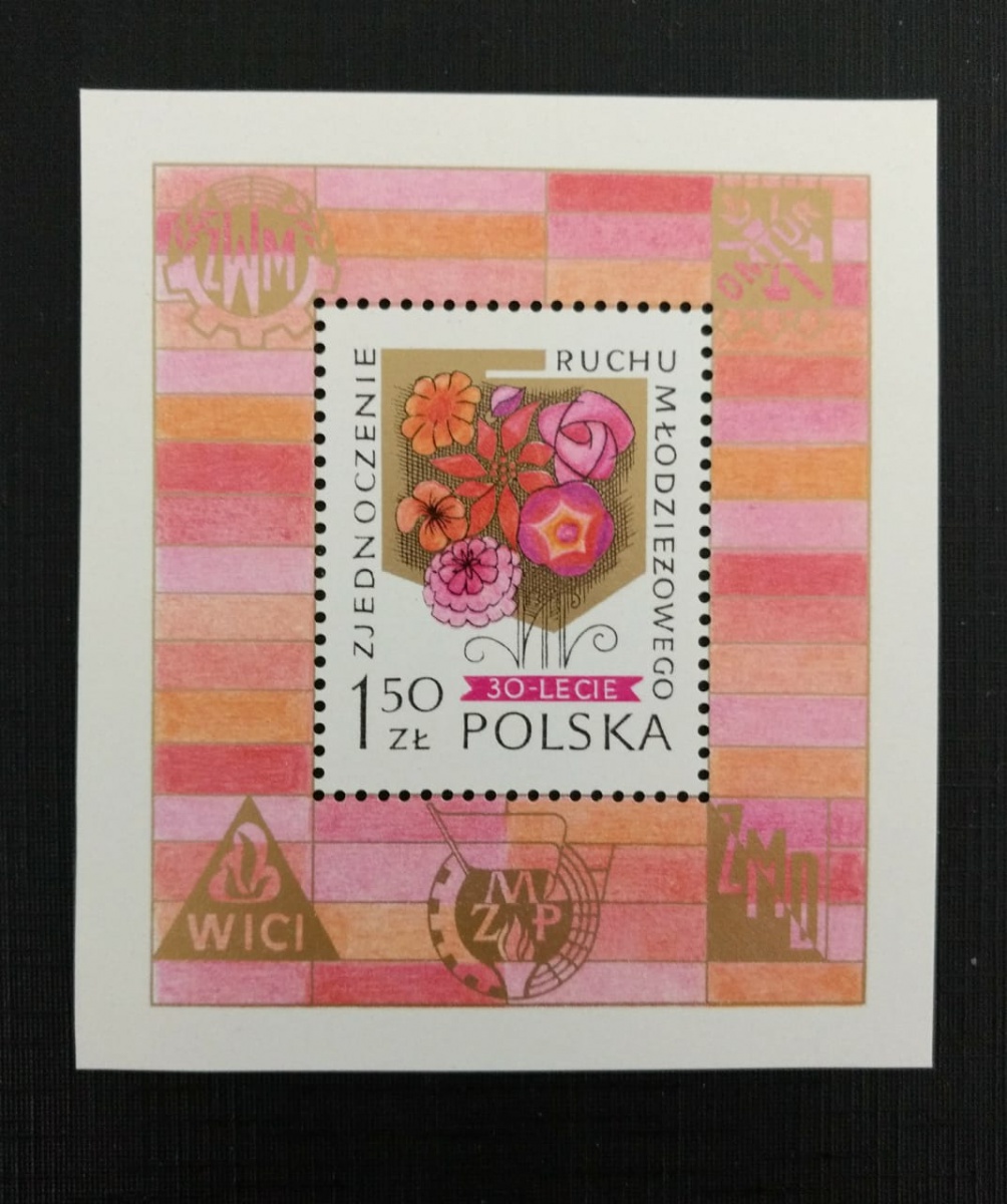 Polônia 1.978 - Flores - Bloco - Novo (N).