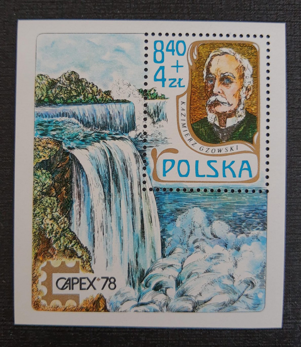 Polônia 1.978 - Kazimierz Stanisaw Gzowski: Engenheiro Polonês - Bloco - Novo (N).