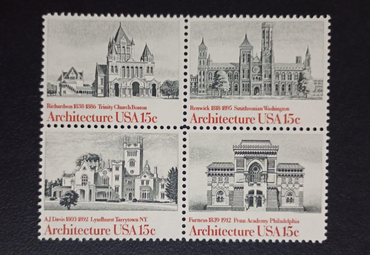 EUA 1.980 - Arquitetura - quadra Mint (MNH).
