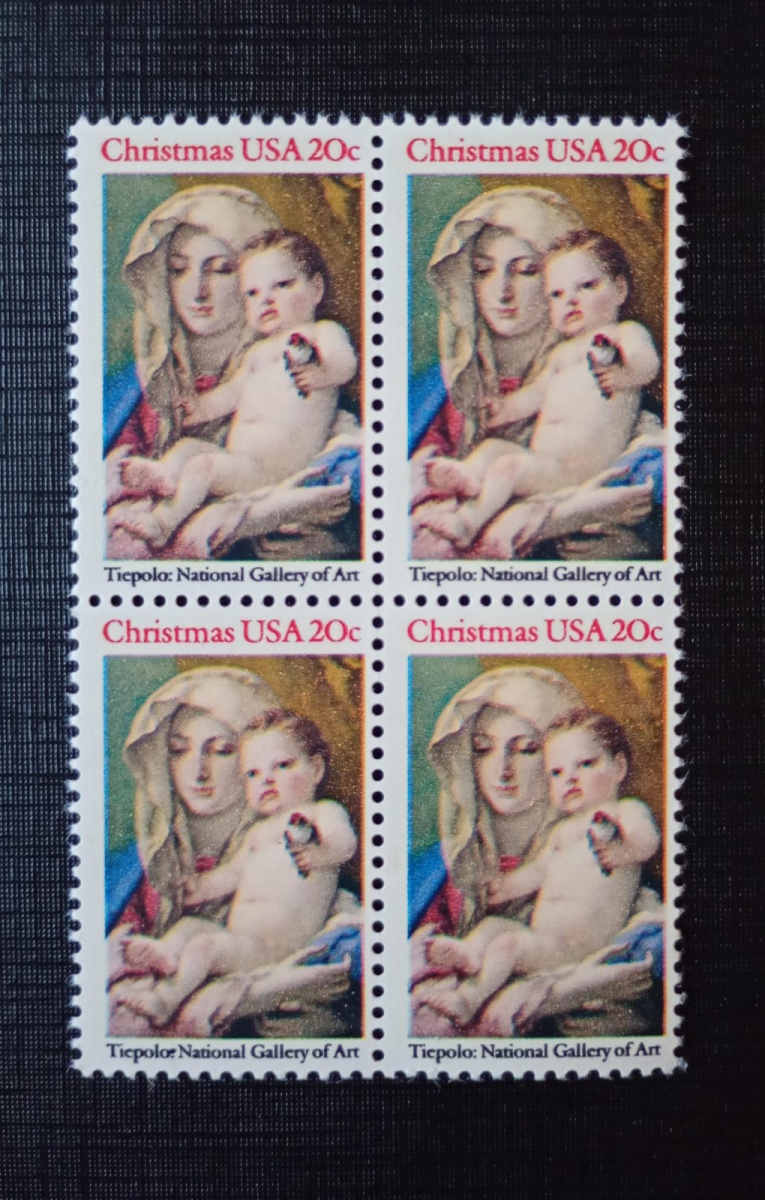 EUA 1.982 - Natal - quadra Mint (MNH).