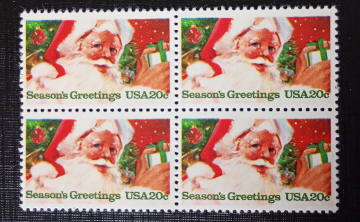 EUA 1.983 - Natal - quadra Mint (MNH).