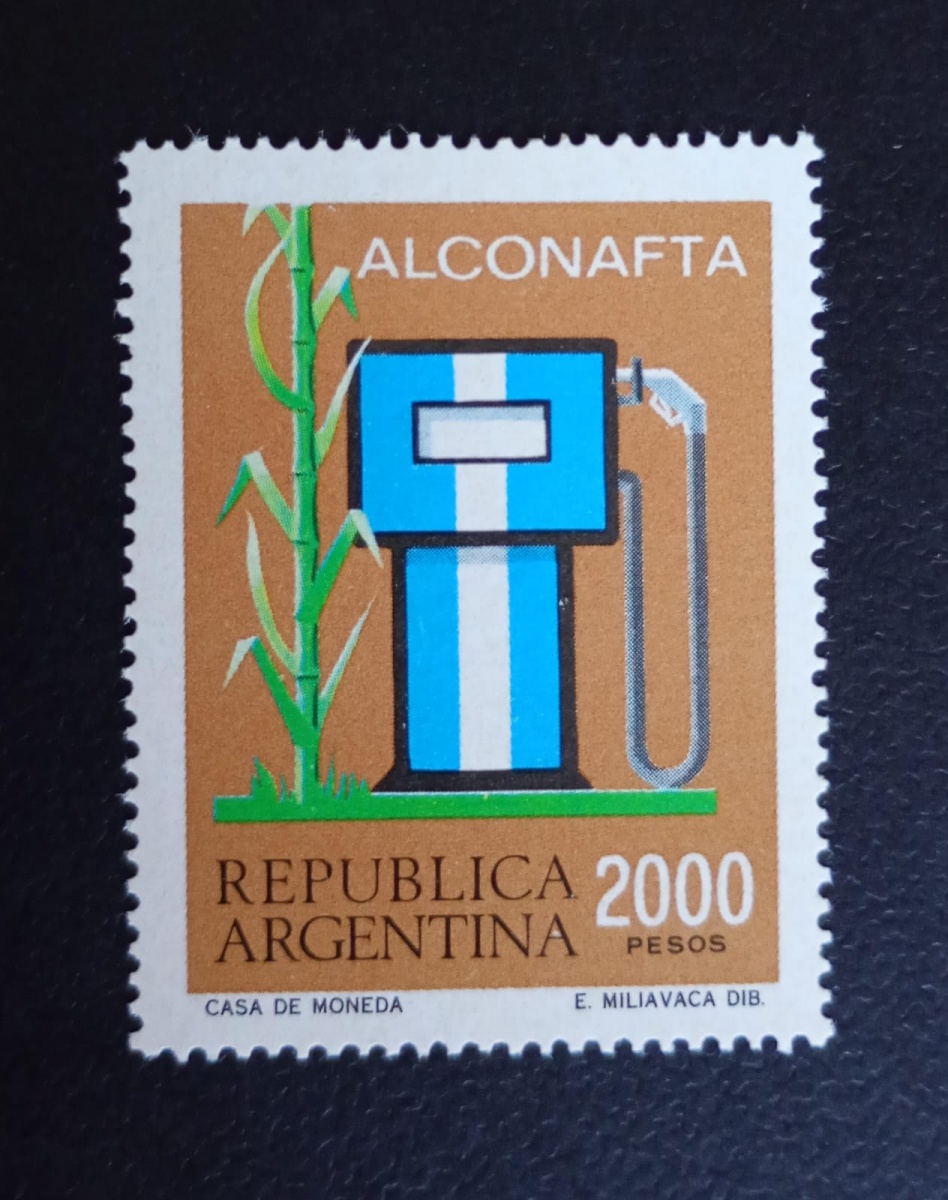 Argentina 1.982 - Alcoonafta - selo emitido isolado - Mint (MNH)..