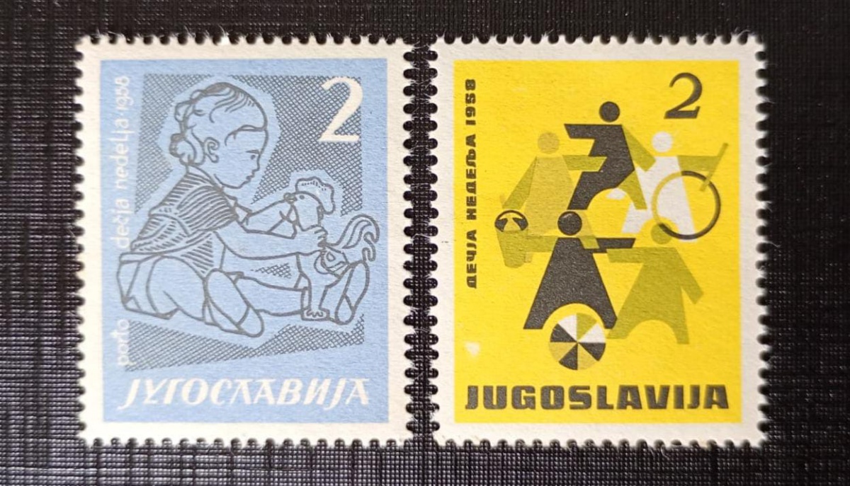 Iugoslávia 1.958 - Semana das Crianças - série completa - Nova (N).