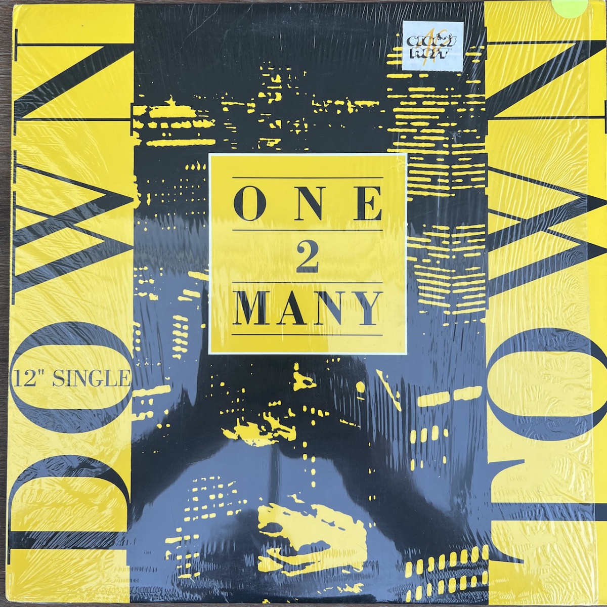 One Two Many Poster Disco: 12-inch maxi-single: One 2 Many Downtown, A&M