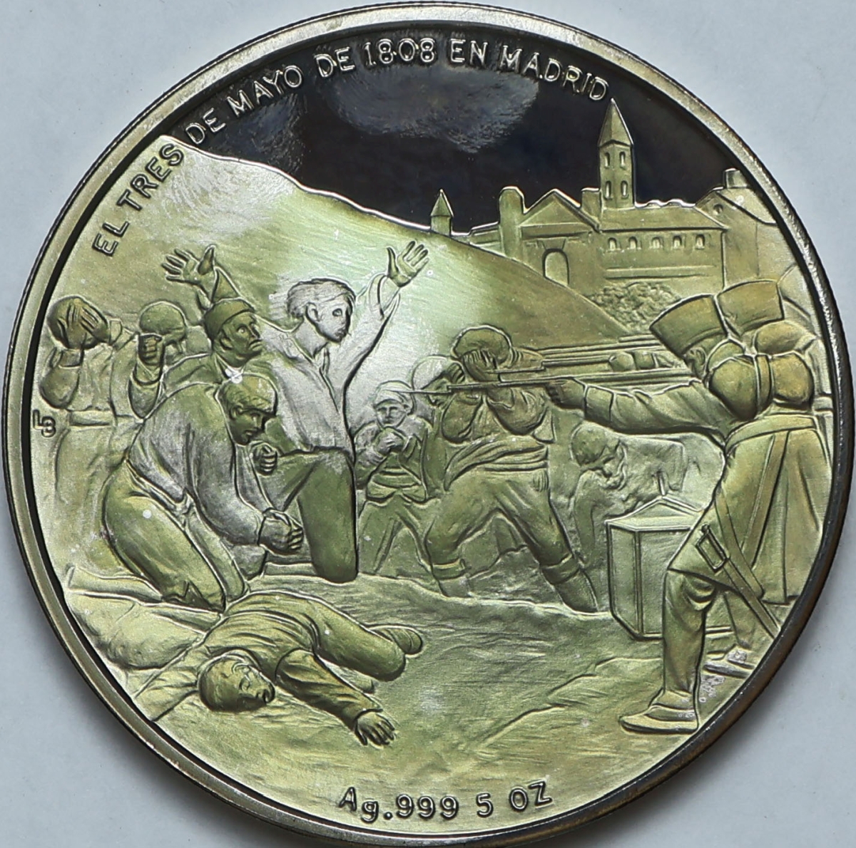 Medalha da Espanha - Prata (.999) - 155.4 g - 63 mm - 5