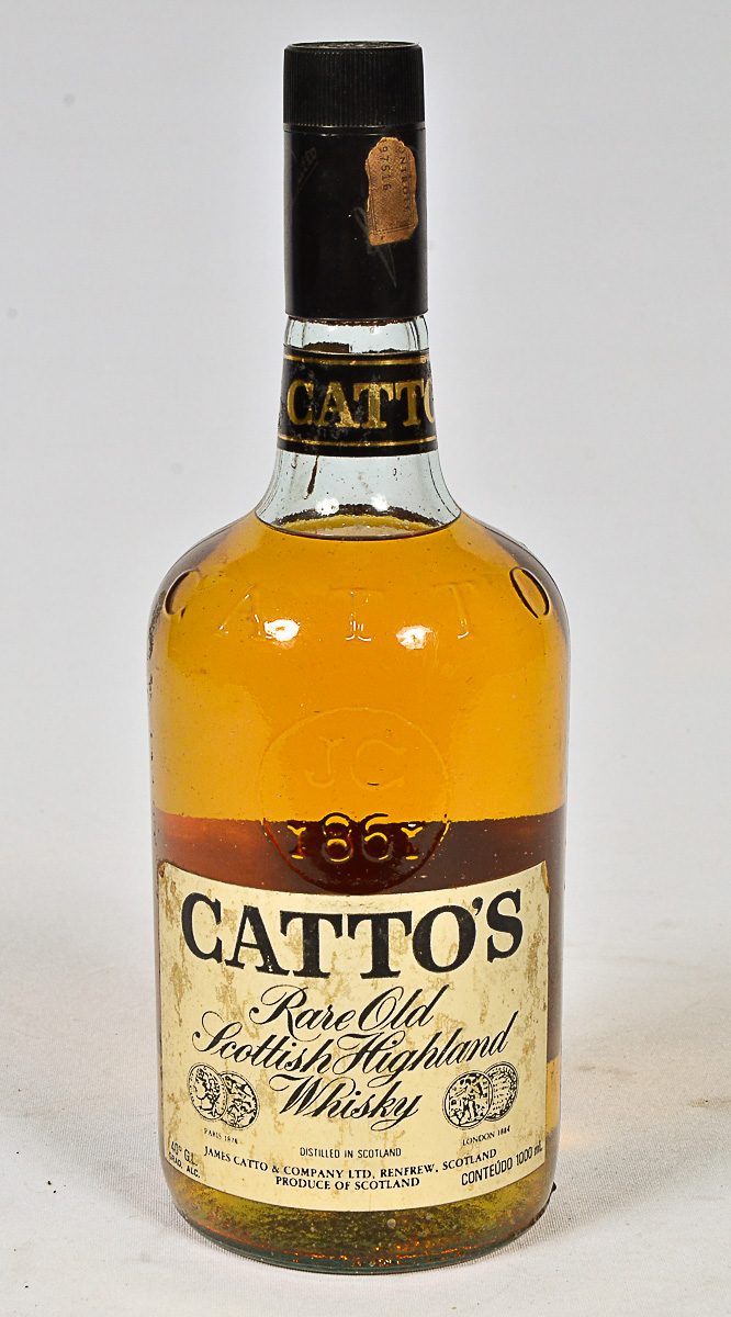 BEBIDA CATTO S Rare Old Scottish Highland Whisky