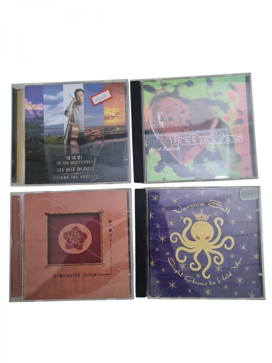 Quatro Cds de Música variadas: 1) Yo-Yo Ma, The Silk Ro